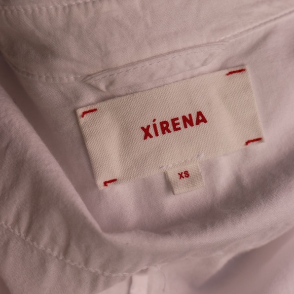 Xírena Linnet Belted 100% Cotton Maxi Shirtdress In White - Picture 15 of 16